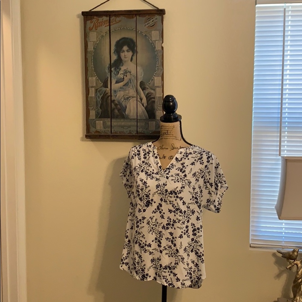 Banana Republic Floral Blouse